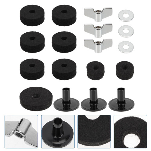 Drum cymbal felt pads set anti-skid 1 set 1