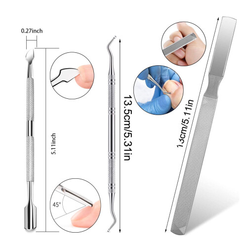 Ingrown Toenail Removal Kit with Case for Thick Toenails 1
