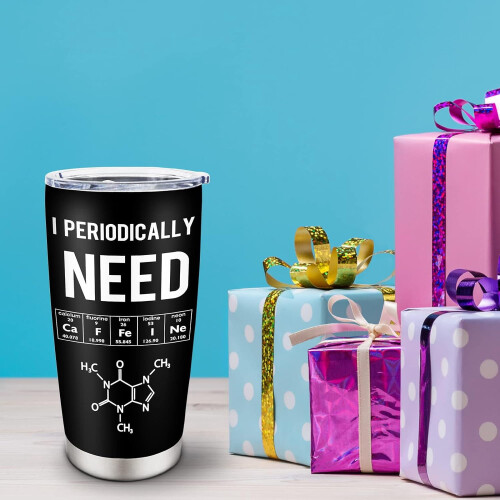Sklenice s chemickou tématikou 20 oz pro učitele a studenty 2