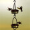 BAILANku Hummingbird Feeder Metal Frame Circular 1pc 1