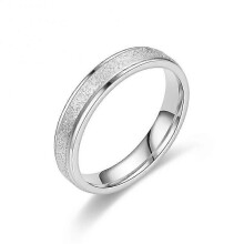 (size 9 4) 2\4\6 MM Stainless Steel Rings Women High-Quality Fashion Simple Finger Rings Jewelry Gift Women Men