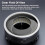 2X IL37 Microscope Polarized LED Ring Light Lamp Anti Illuminators Source Eliminating Reflections 5