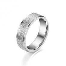 (size 10 7) 2\4\6 MM Stainless Steel Rings Women High-Quality Fashion Simple Finger Rings Jewelry Gift Women Men