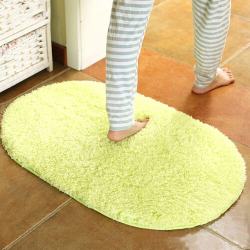 Limei bathroom rug microfiber oval 23.6x15.8 in 2
