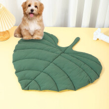 Covoraș pentru animale de companie din bumbac îngroșat, cu design moale, cu design Leaf, durabil și confortabil pentru câini și pisici