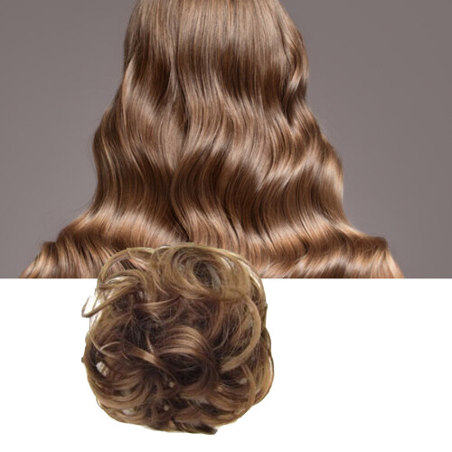 Limei messy hair bun chignon extension 1 piece 1