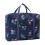 Limei foldable travel duffel bag blue flamingo design 2