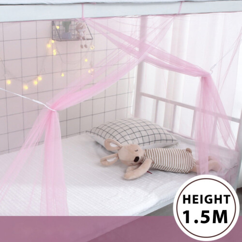 Mosquito Net Canopy for King Bed Thin Mesh 2