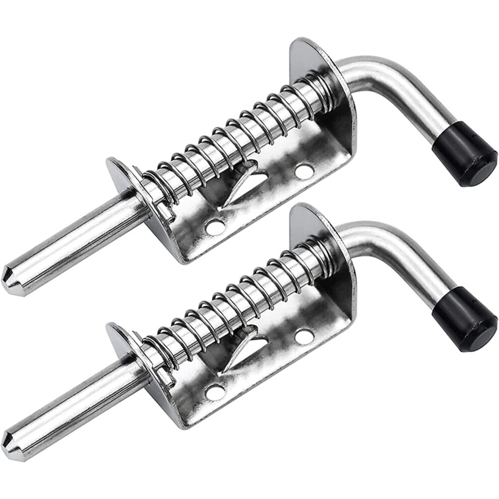 Slide Latch Bolt Lock Stainless Steel 2 Pcs 393040979260