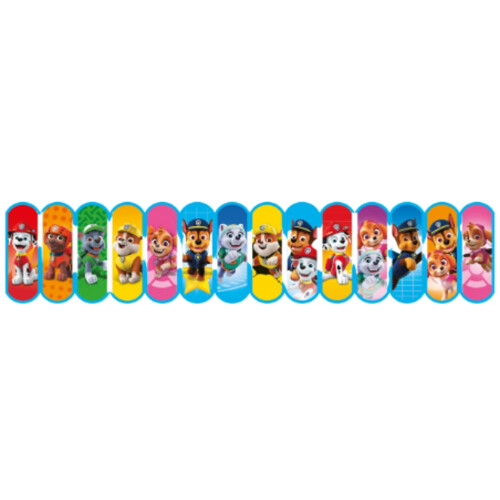 Elastoplast Elastoplast Paw Patrol Plasters, Assorted Sizes (20 Pieces), Coloured, First Aid 1