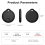 Smart Anti-Lost Bluetooth Tracker for iOS Key or Pet 1pc 2