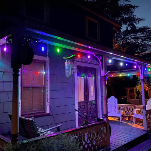 LINKPAL RGB LED string lights 48 ft 15 bulbs 2