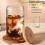 Glass Cups with Lids and Straws 16 oz 8 pcs 2