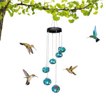 BAILANku hummingbird feeder wind chime outdoor garden decor