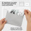 Metallic Silver Envelopes 5x7 inches 100 pcs 3