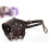 PU Leather Dog Muzzle Adjustable Mesh Grooming 7