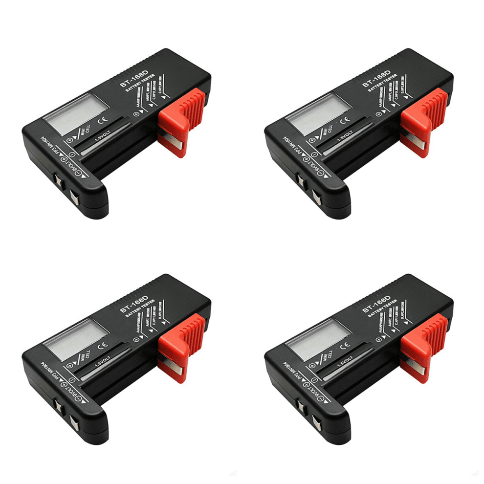 Bt-168D Digital Battery Tester For Aa Aaa C D 9V 1.5V 946140658520