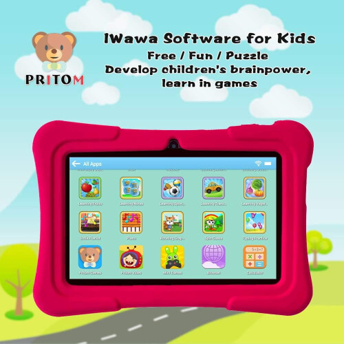 K7 7-inch Android tablet with silicone case parental 1