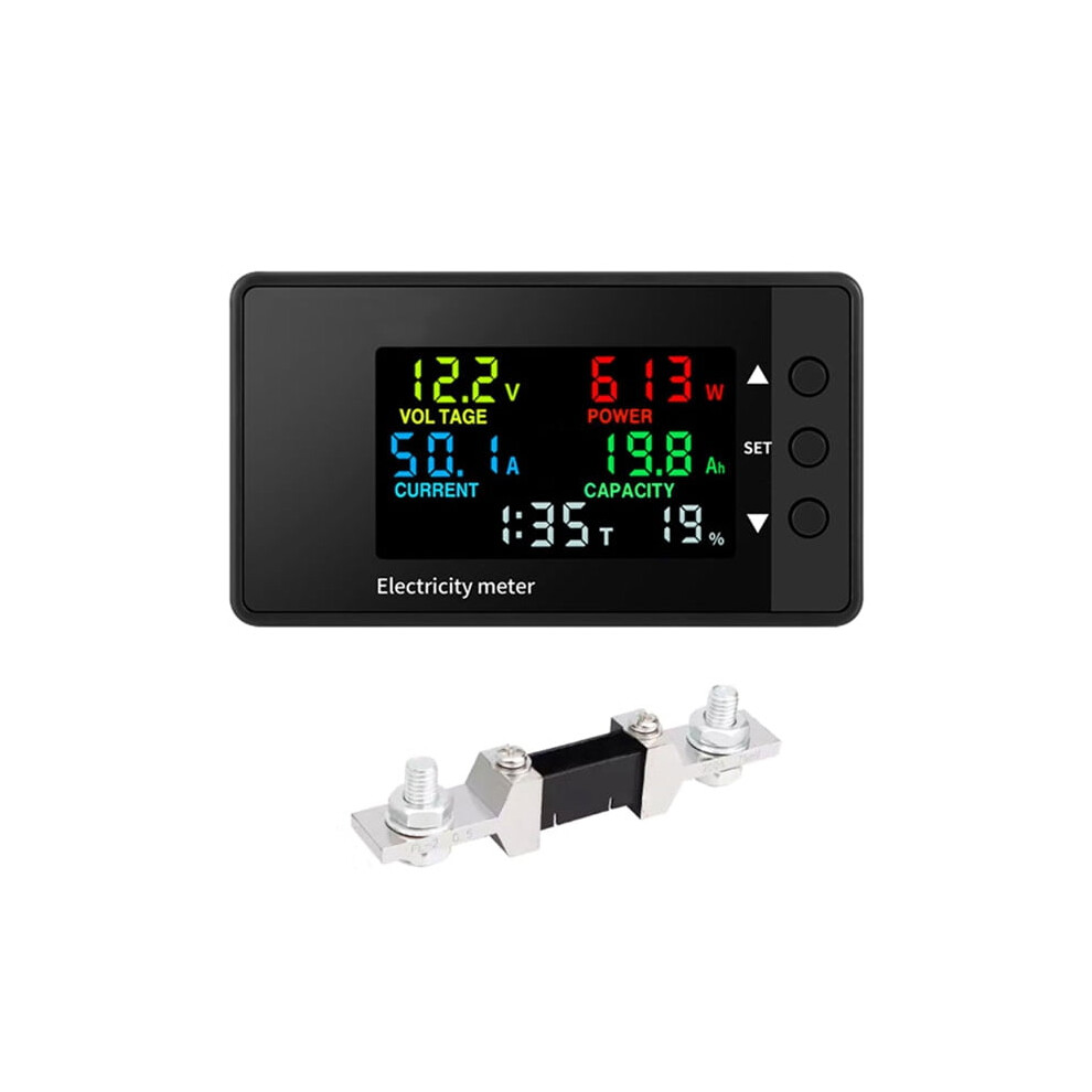 Dc Voltmeter Ammeter 7.5-100V 0-200A 6-In-1 946140663951