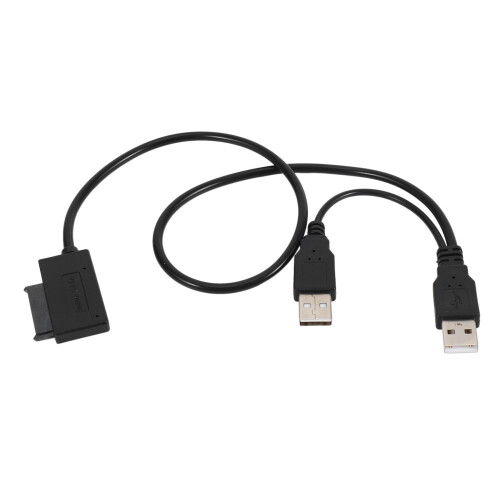 SATA to USB 2.0 Adapter with External Power, 7+6 Pin 1
