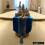 HomeCentric teal blue velvet table runner 14x64 inch 6