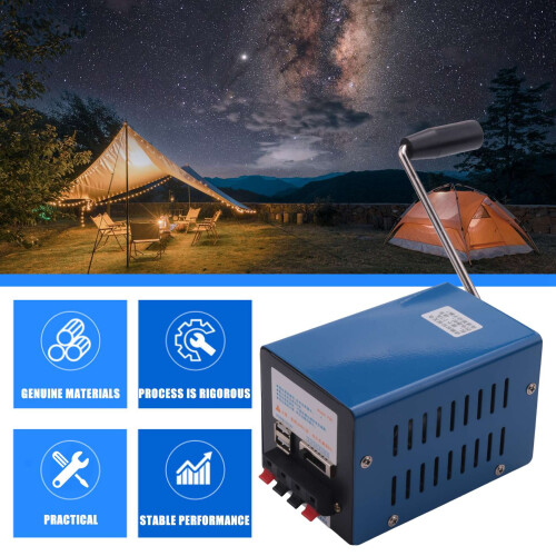 Hand Crank Dynamo Charger Portable Emergency 1