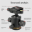 Tripod Ballhead 360 Rotating Panoramic Accessory 7
