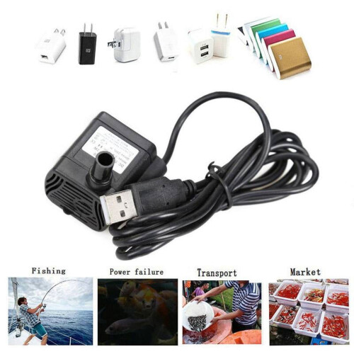 USB Mini Submersible Water Pump for Aquariums 1 Unit 2