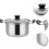 TOYMYTOY1pc Ανοξείδωτη κατσαρόλα σούπας Πολυλειτουργική κατσαρόλα Πρακτική ζεστή 5
