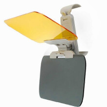 (A02) Car Sun Visor Day And Night Dual-purpose  Telescopic UV Fold Flip Sunscreen  Anti-glare  Dazzling Goggle