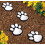 Solar Paw Print Lights Garden Path Decor 4 Pack 2