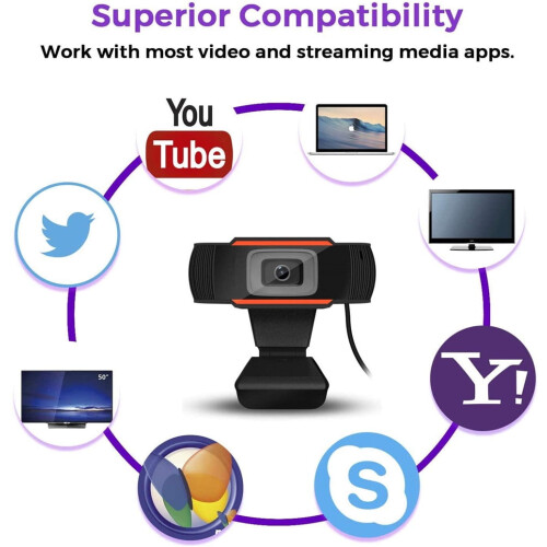 LINKPAL USB webcam 1080P HD 2MP with autofocus and 2