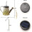 LINKPAL solar hanging lantern waterproof iron 36 LED 3