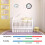 Mini Indoor Thermometer Hygrometer 2 in 1 White 2PCS 3