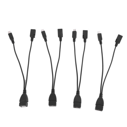 Mini OTG Cable Adapter USB to USB 4-Pack 1