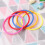 NUOLUX toss rings set assorted colors 12 pieces 3