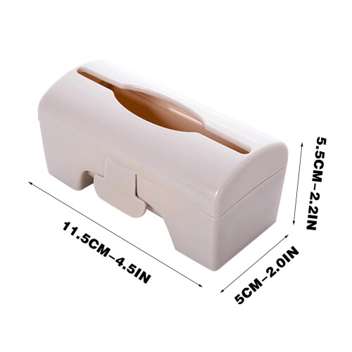 Ruhiku GW Wall Mount Garbage Bag Holder Beige 2
