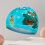Kids Swim Caps Light Blue Nylon 4 Pcs 7