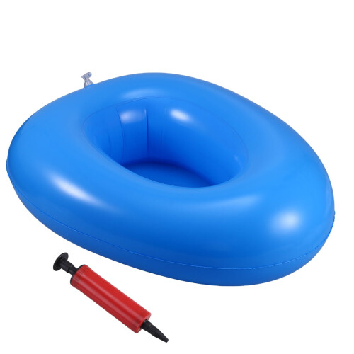 Inflatable Bed Pan for Elderly, Portable and Washable 1