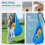 Kids Hammock Swing Chair Blue Easy Install 2
