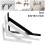 Gerich L-shaped metal shelf brackets white 2 pcs 3
