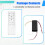 2X Ceiling Fan Light Controller 24V 30W Inverter Motor AC220V Stepless Dimming Temperature 433 8