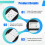 2X Ceiling Fan Light Controller 24V 30W Inverter Motor AC220V Stepless Dimming Temperature 433 9
