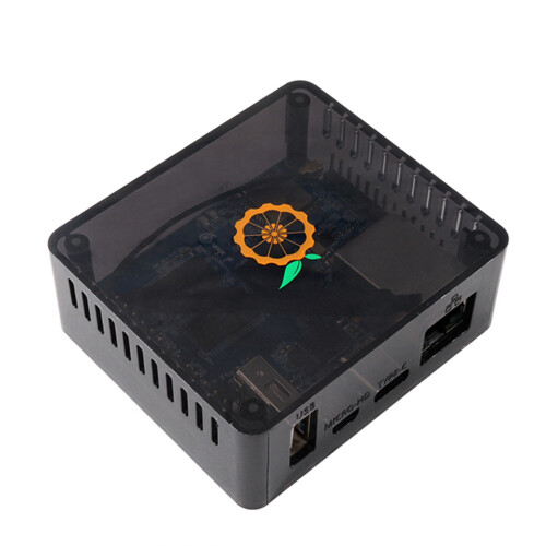 2X for Orange Pi Zero 2 ABS Black Case, Cannot Hold Expansion Board Together,Only the Development Board Can Be Installed 2