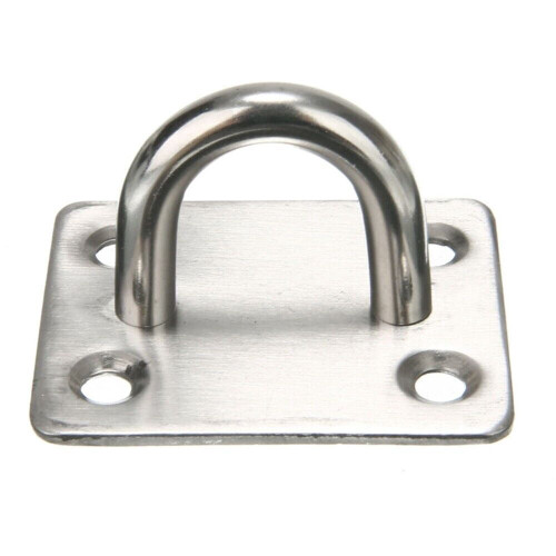 Gate Latch Lock Stainless Steel 90 Hasp and Staple 1