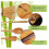 Chashaku matcha spoon organic bamboo 3 pieces 4