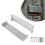 Aluminum Mailbox Mounting Bracket for 8-Inch Wide Mailboxes 4