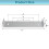 Aluminum Mailbox Mounting Bracket for 8-Inch Wide Mailboxes 3