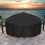 Round Fire Pit Cover 30-48 Inch Heavy Duty Waterproof 7