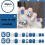 Rabbit-shaped press-on nails blue short full cover 24 pcs 5